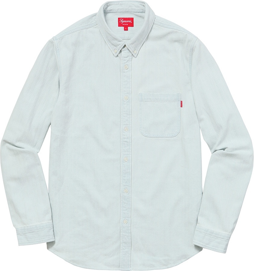 Herringbone Denim Shirt view 2